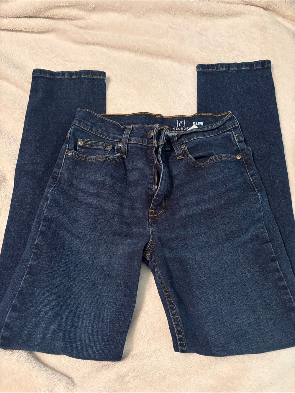 George Slim Fit Men's Jeans in Dark Indigo